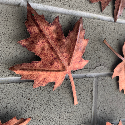 Maple leaf wall art decor