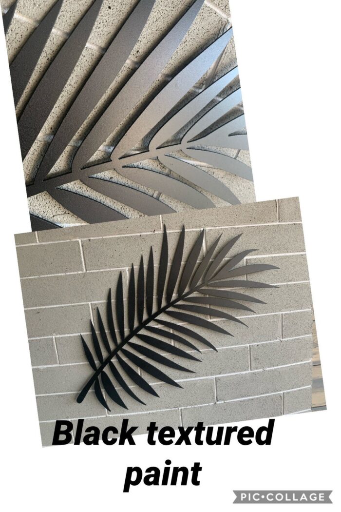 Metal Palm Leaf wall Decor 2
