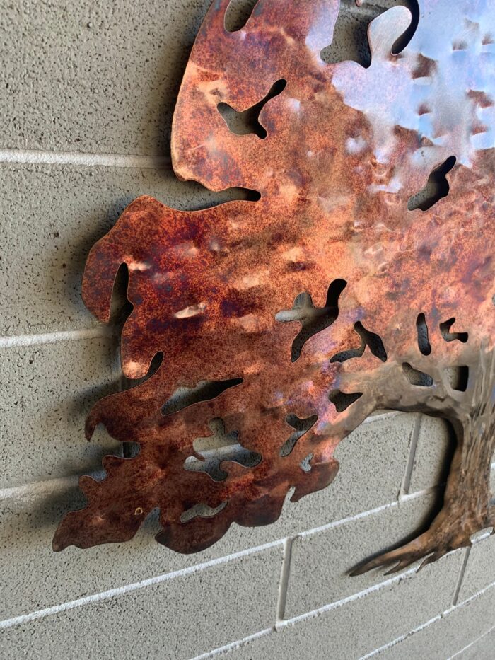 Oak Tree metal art