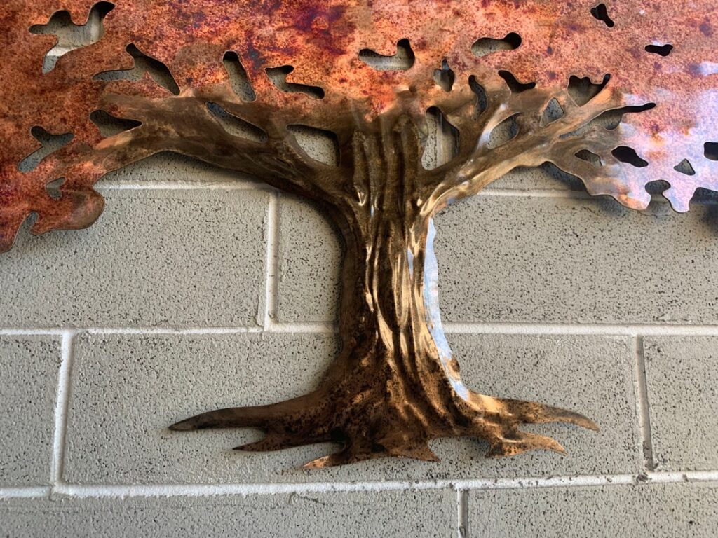 Oak Tree Metal Art Metal Tree Wall Hanging Garrett Metal Art