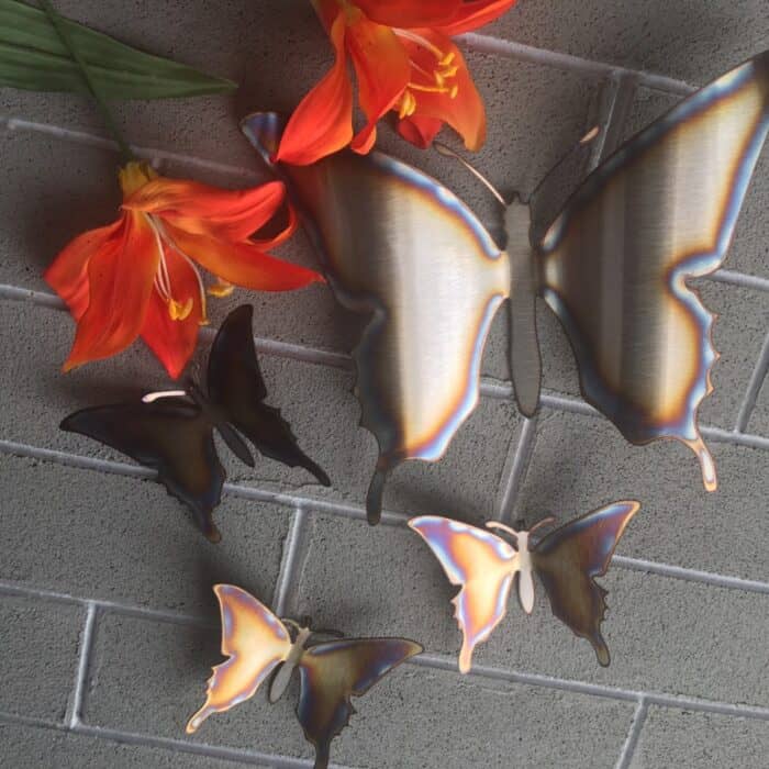 Stainless Steel Butterfly wall decor 1